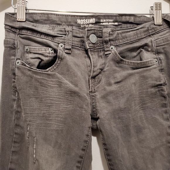 Grey Mossimo Skinny Ripped Jeans (Size 3) - Picture 11 of 11